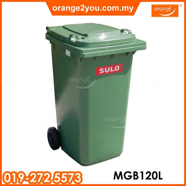 MGB120L -  SULO Mobile Garbage Waste Recycle Bin (120 Liter) | Dustbin | Tong Sampah